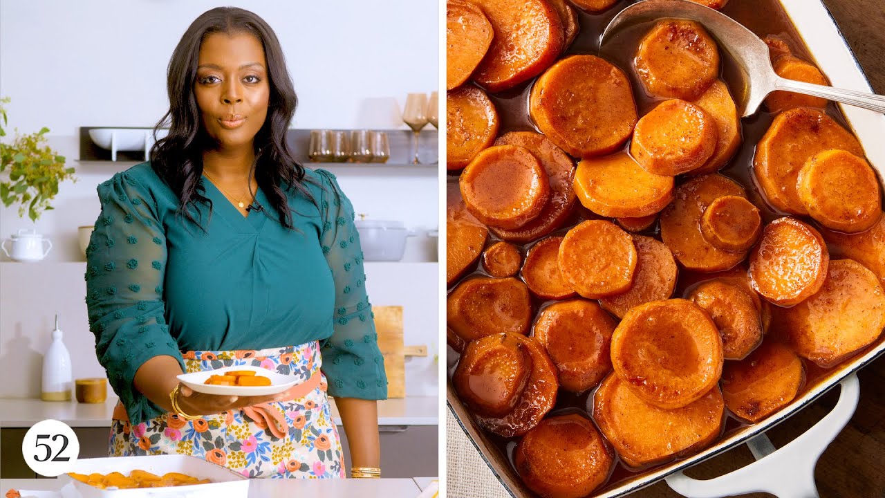 These Maple Bourbon Yams Are Fire | In The Kitchen With