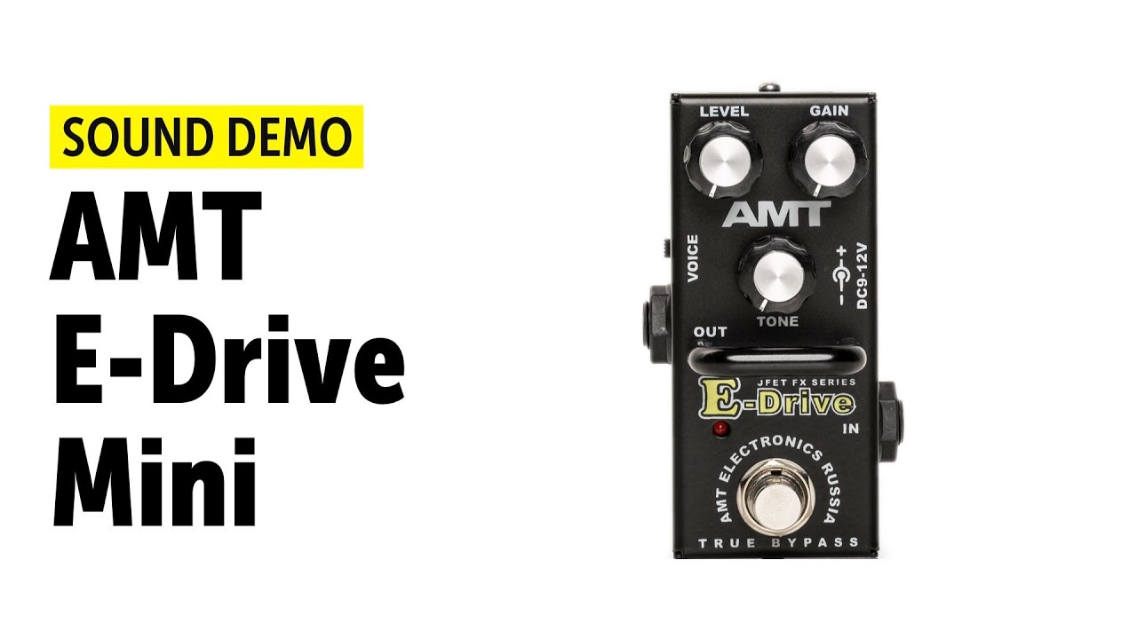 AMT E Drive Mini - Sound Demo (no talking)