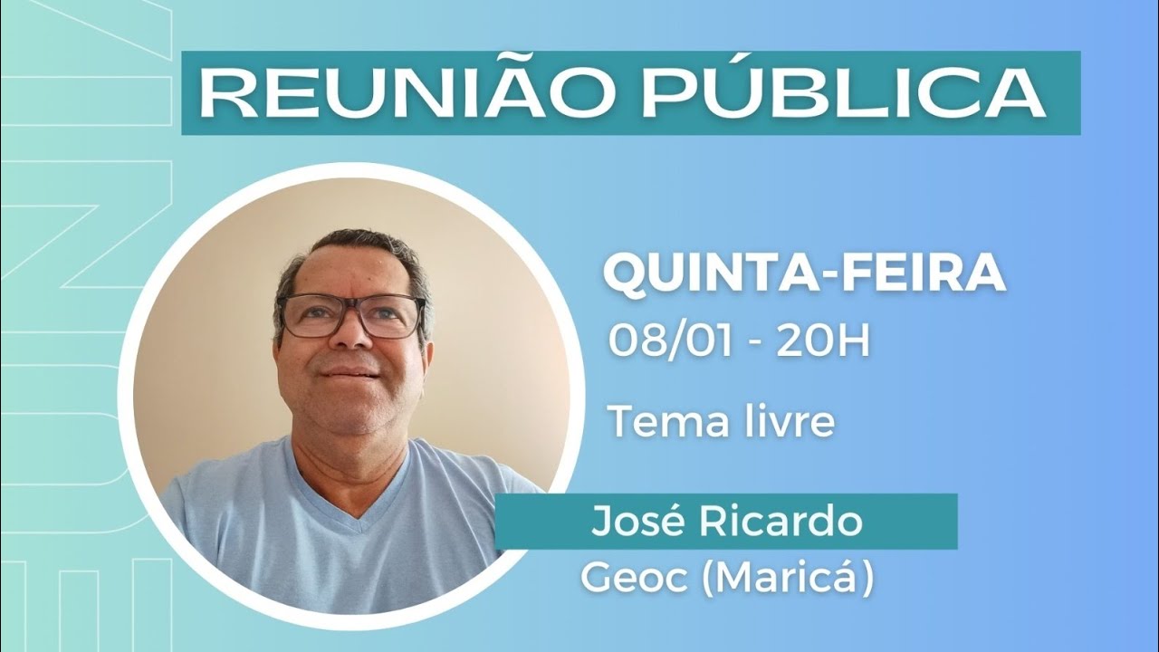 Ser Espírita x Estar Espírita - José Ricardo (Reunião Pública 08/01/2026)