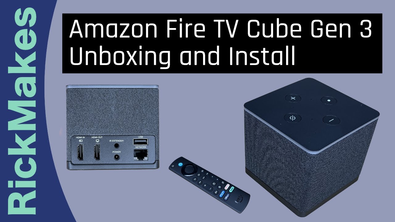 Распаковка и установка Amazon Fire TV Cube Gen 3