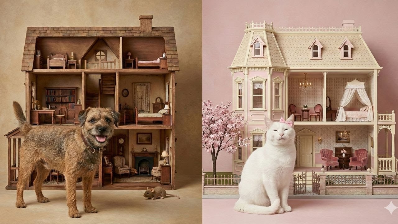 Pets Dollhouse Makeover | Funny DIY & Creative Room Hacks