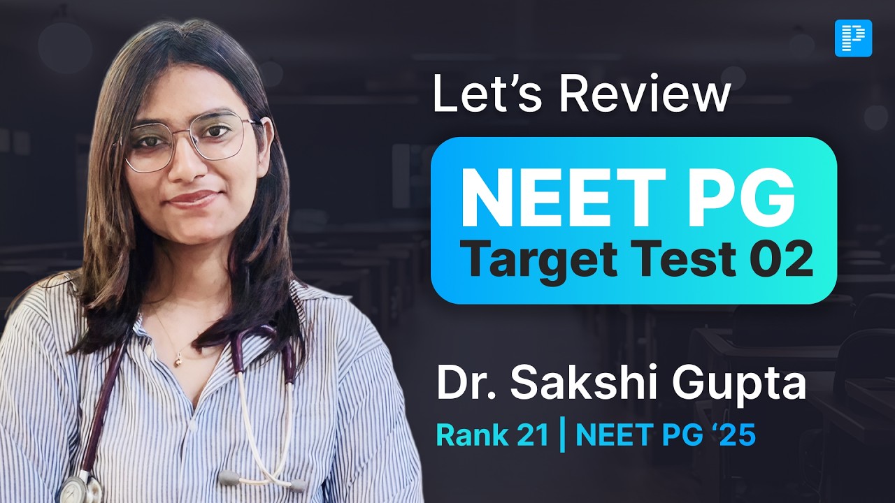 NEET PG Target Test Review LIVE | Strategy, Mistakes & Tips by Dr. Sakshi