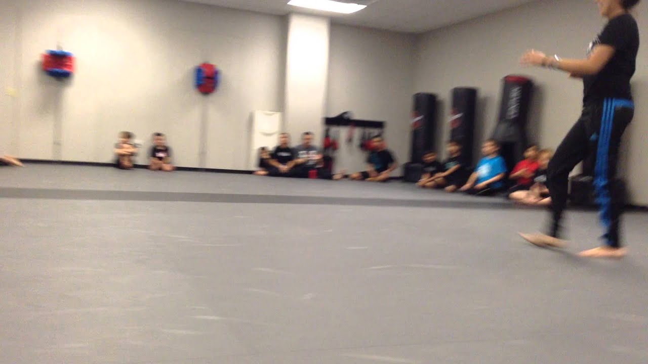 Rise with martial arts hyper trick circle
