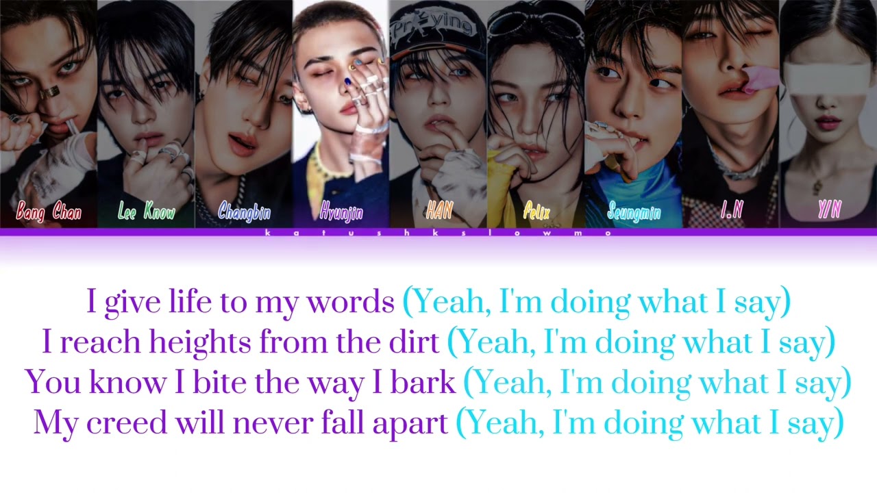 STRAY KIDS — CREED [ you are the ninth member ] (Color Coded Lyrics)