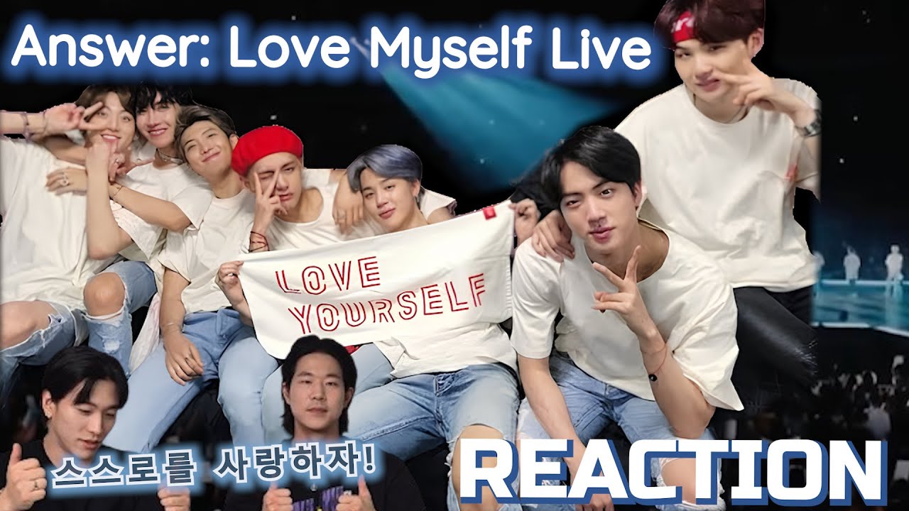 BTS (방탄소년단) 'Answer: Love Myself Live'  우리 모두 스스로를 사랑합시다. 가사가 참 깊다😊 | Reaction Korean | SUB