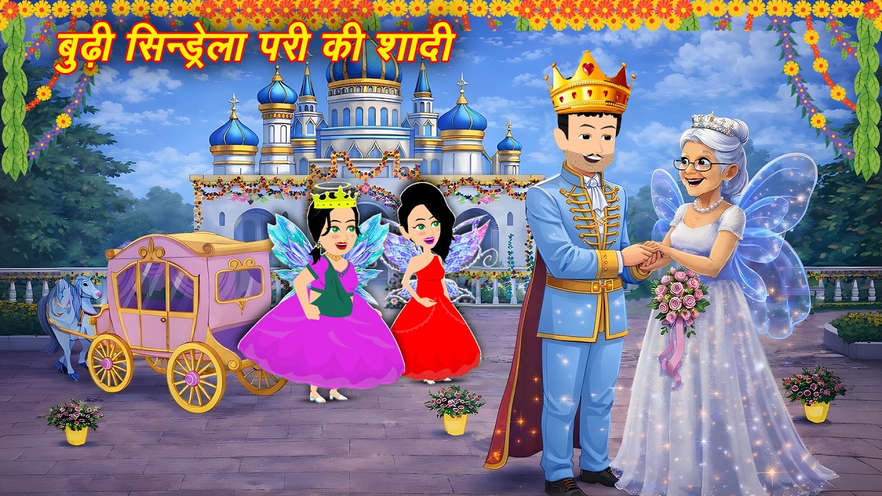 JADUI STORY Old Cinderella Fairy's Wedding JADUI CARTOON | HINDI KAHANIYA | HINDI STORIES | KAHAN...