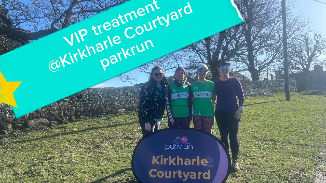 The VIP experience at Kirkharle Courtyard parkrun