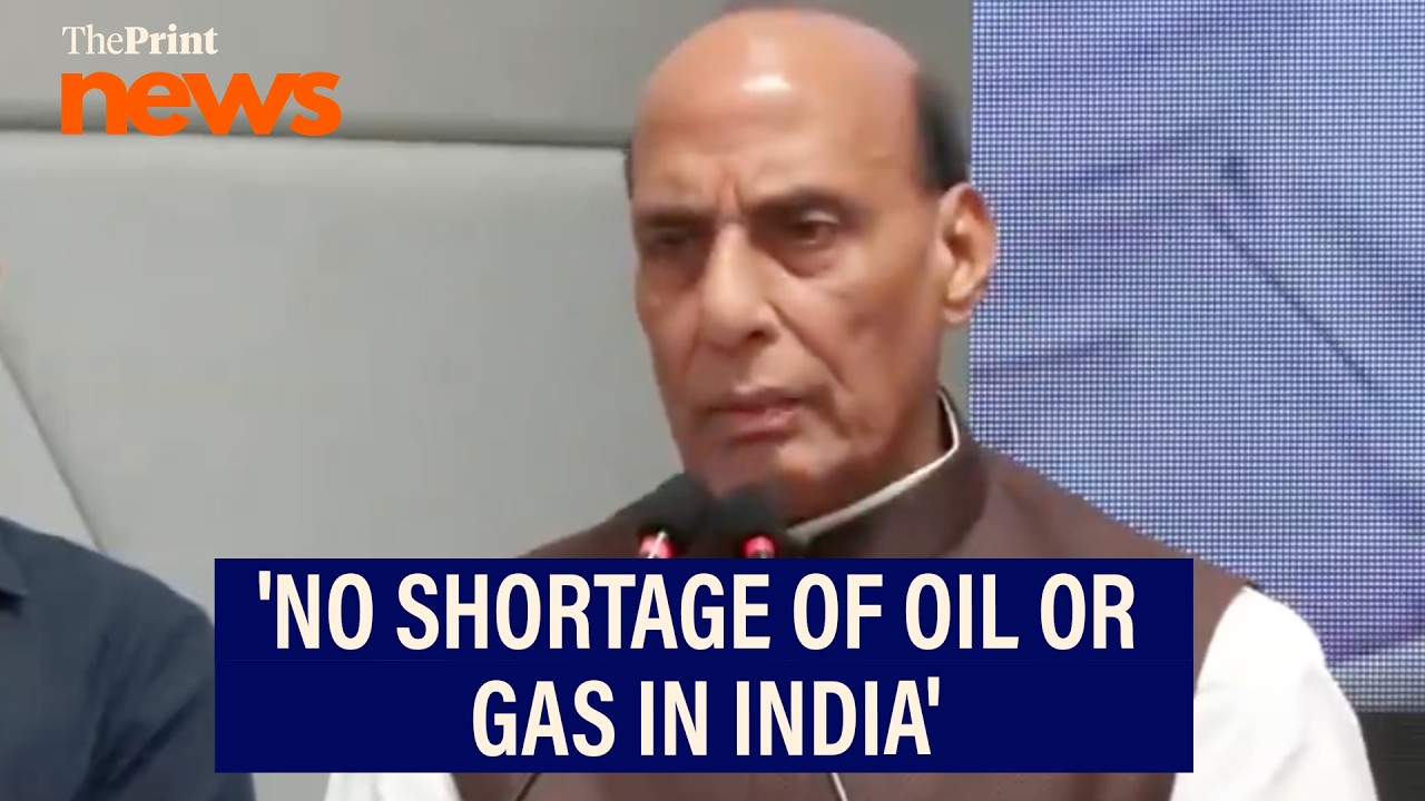 'No shortage of petrol, diesel or gas. India prepared to deal with energy crisis', says Rajnath