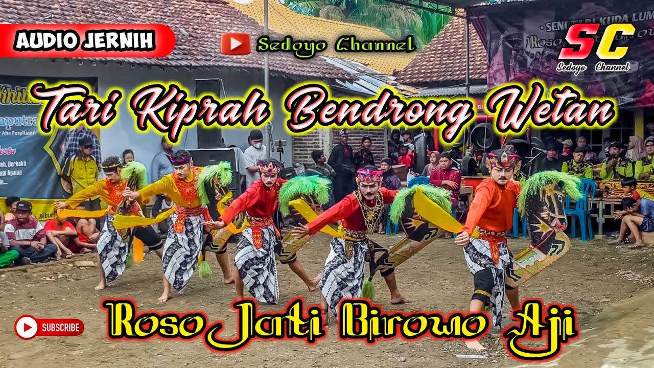 Tari Kiprah Bendrong Wetan || Ebeg ROSO JATI BIROWO AJI Kejawang Live Tanggeran Sruweng Kebumen