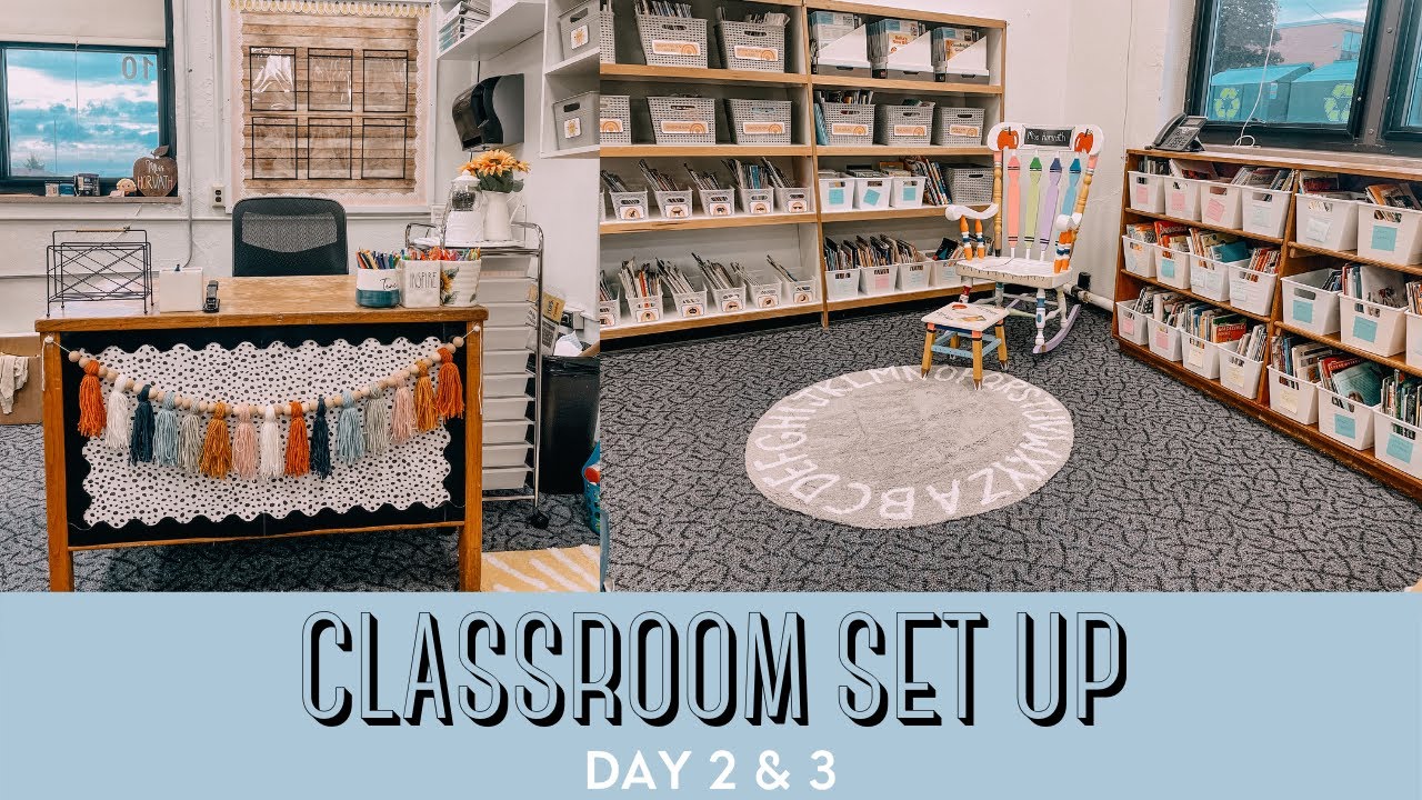 CLASSROOM SET UP DAY 2 & 3 | First-Year Teacher