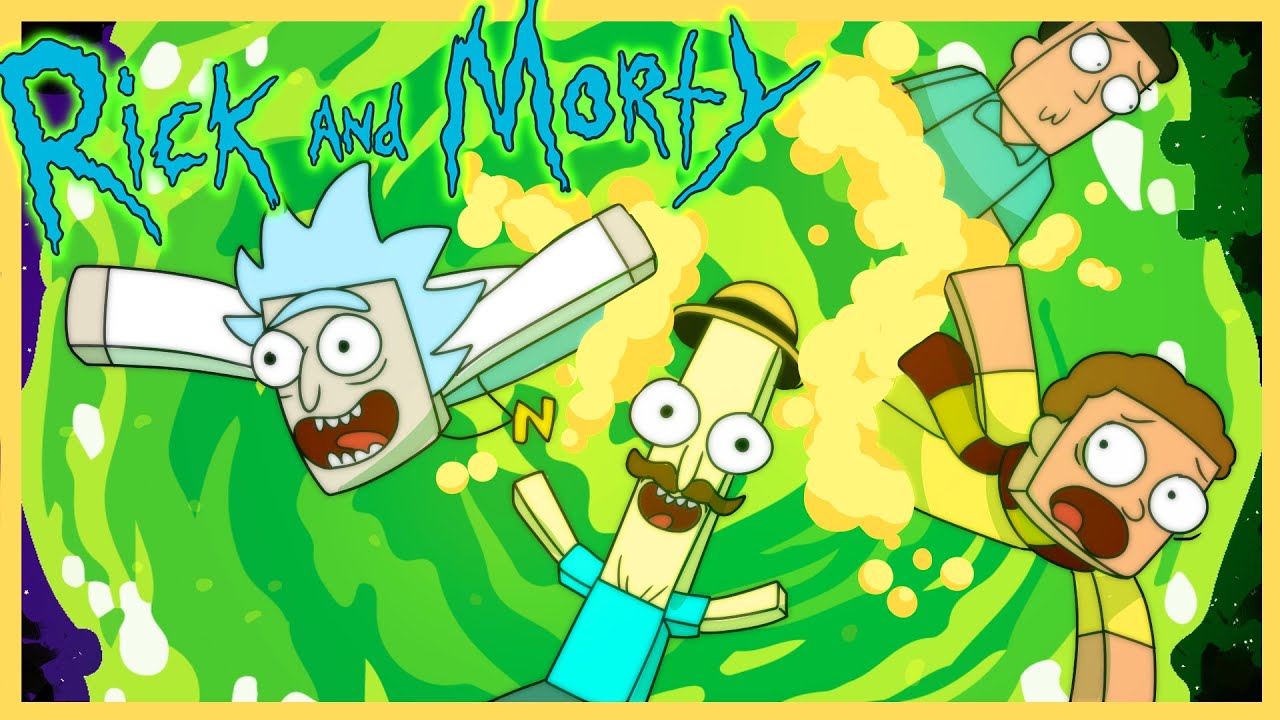 RICK AND MORTY!! | Minecraft Hide n Seek!