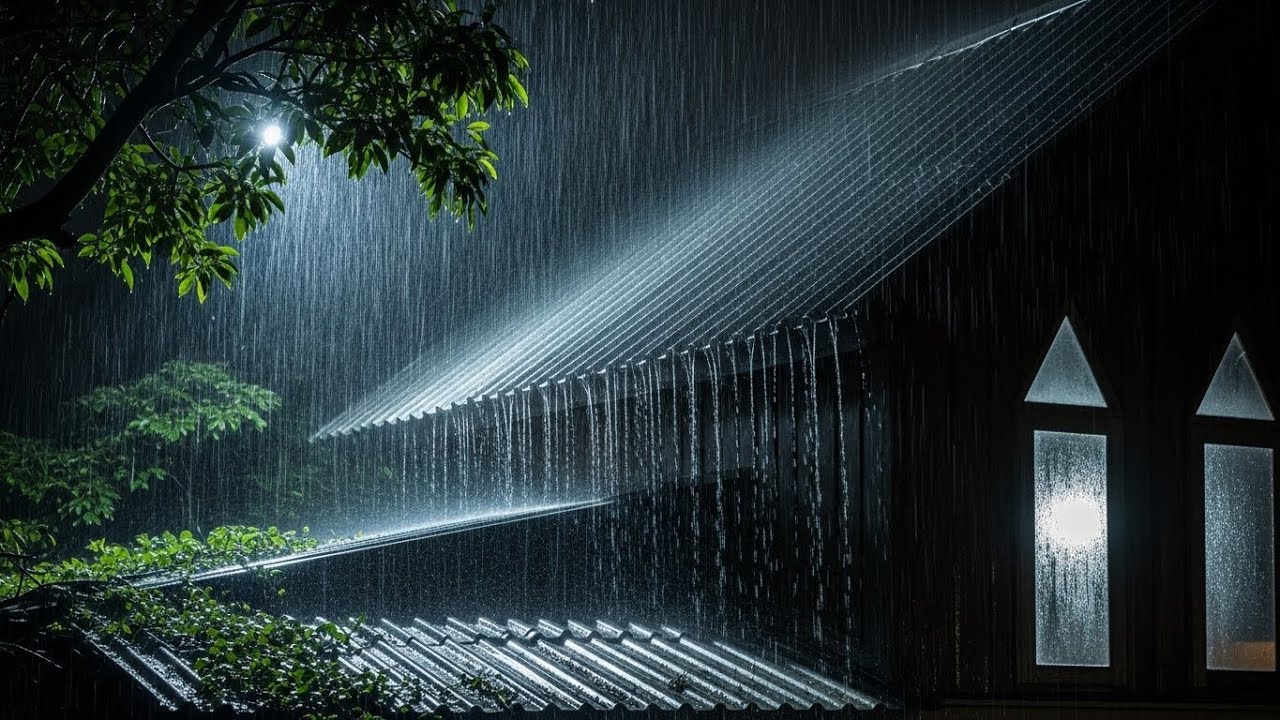 Torrential Rain & Thunder for Deep Sleep, Anxiety Relief & Calm Mind #24