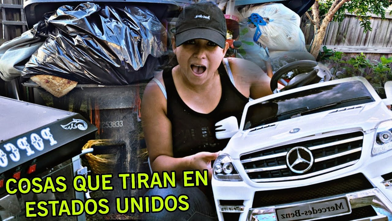 Cosas que tiran en Estados Unidos.|MIS Regalos de Navidad en la |Basura GRATIS