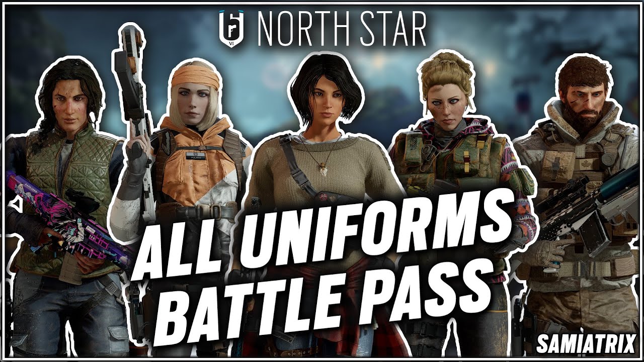 *NEW* ALL UNIFORMS - NORTH STAR BATTLE PASS - Rainbow Six Siege