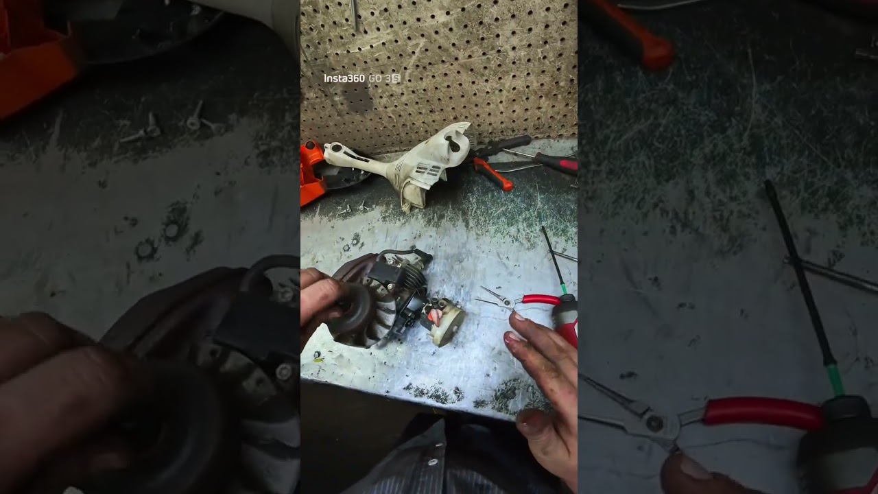 Жалоба на шум FS56 #механик #механическаяжизнь #stihl #ремонт #fypシ゚viral