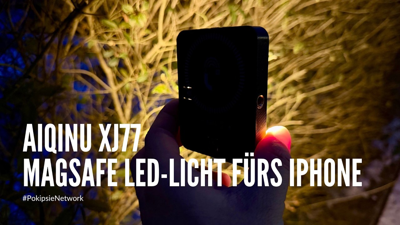 MagSafe ist König! Das AiQINu XJ77 LED-Videolicht im Test