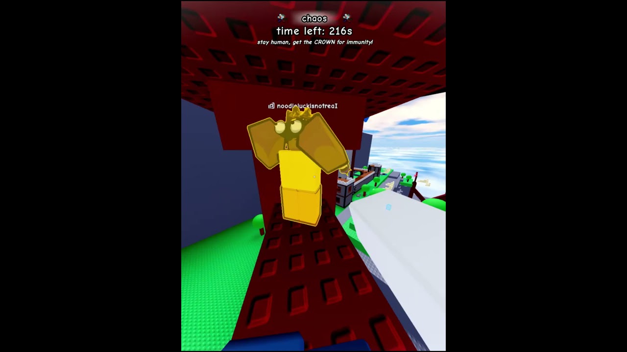 bro thought he was safe 💀 #untitledtaggame #utg game name: [recode] untitled tag game