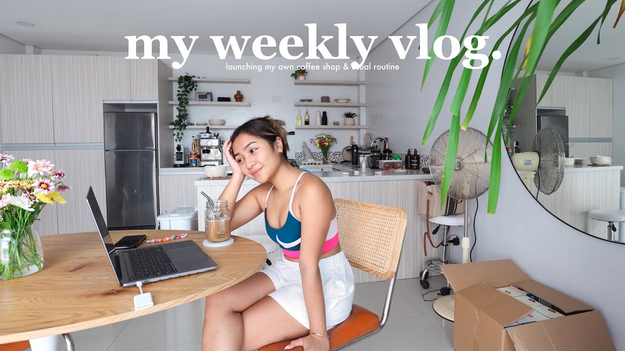 VLOG • Alone Time, My Own Coffee Line & Grocery Day ☕️💐 | Ry Velasco
