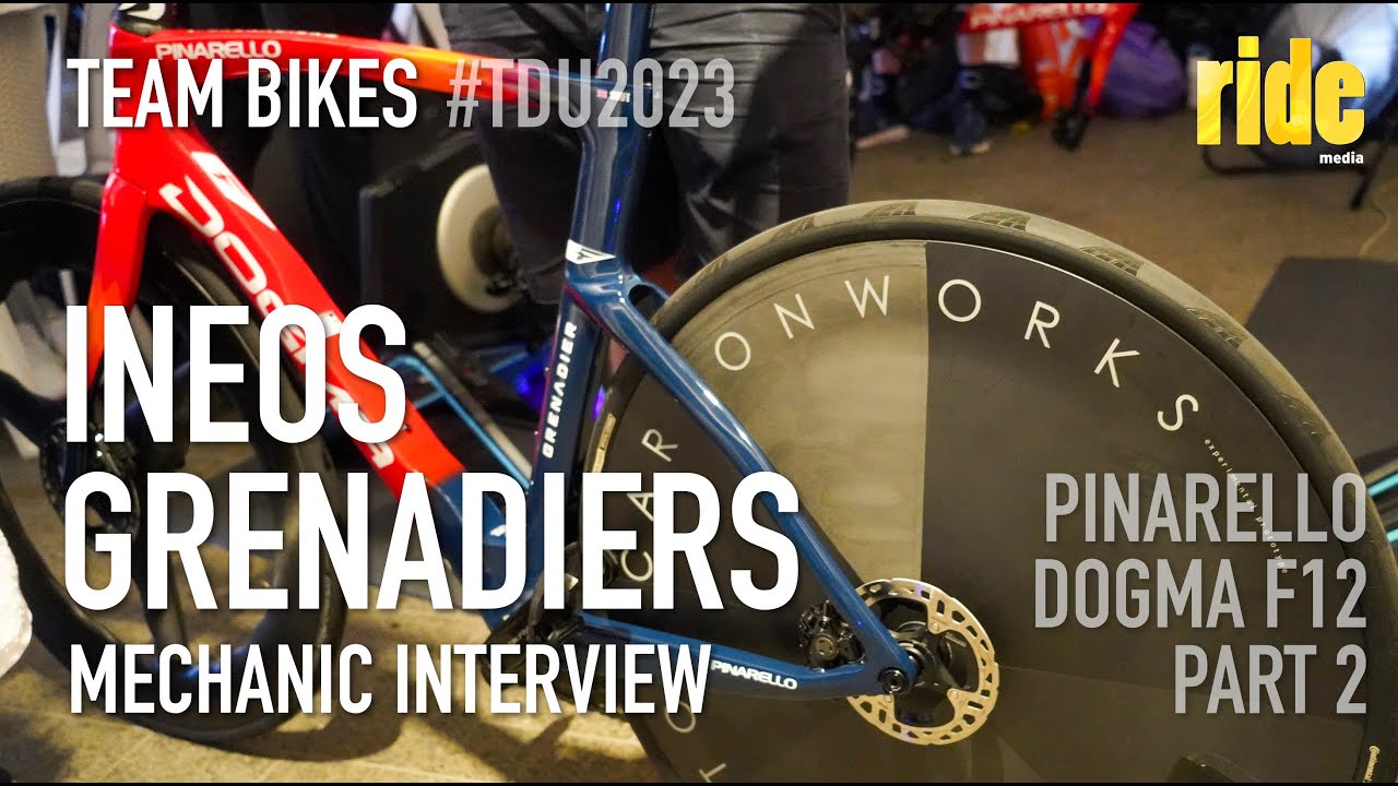 Pro Team Bikes #TDU: Ineos Grenadiers mechanic interview, pt2 Richard Lambert – future innovations?