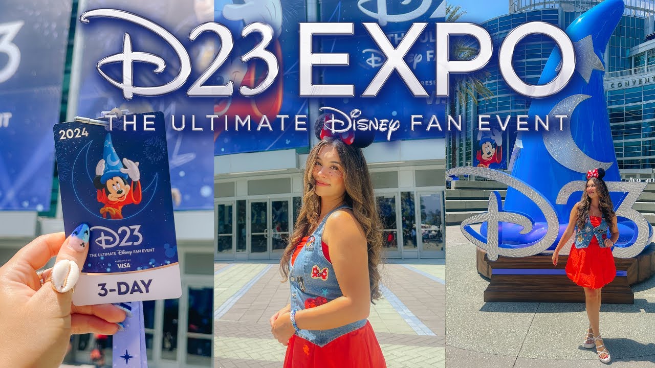 Мой ПЕРВЫЙ раз на выставке Disney D23 Expo!!! Что такое D23 на самом деле... 🐭💙🪄