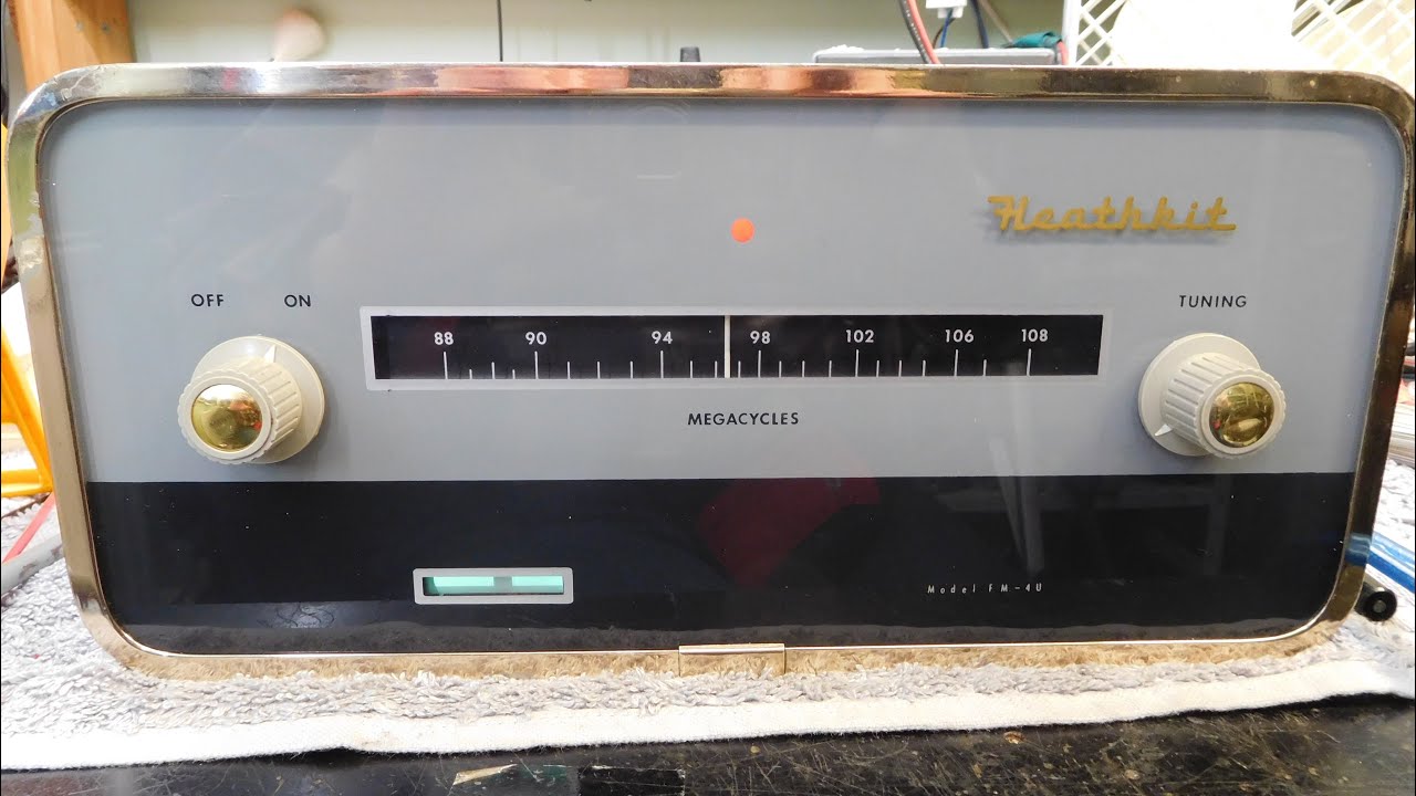 Shoal of Tuner :- Heathkit FM4U Valve Tube FM Tuner Vintage HiFi (4K)
