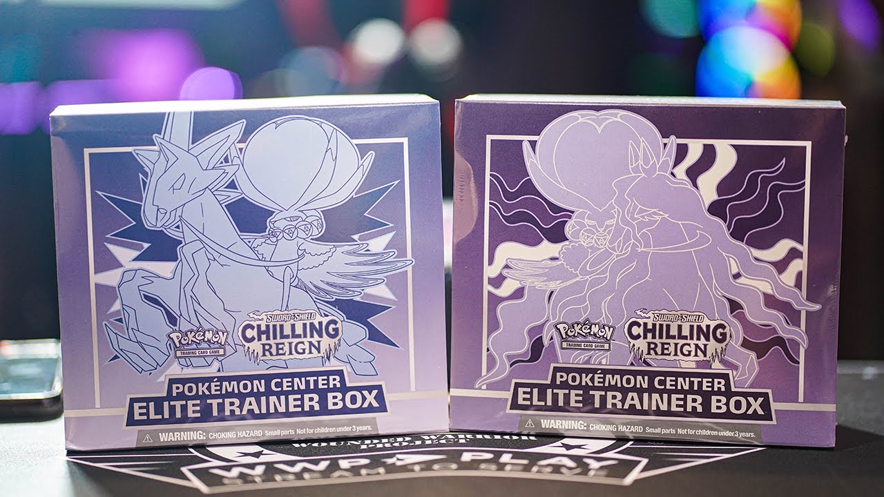 Opening the *NEW* Pokemon Center Exclusive Chilling Reign ETB!!