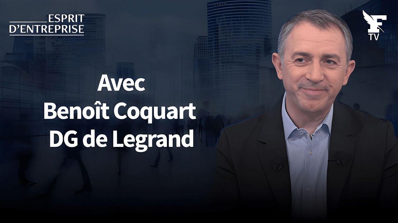 Benoît Coquart, DG de Legrand est l'invité d'Esprit d'entreprise