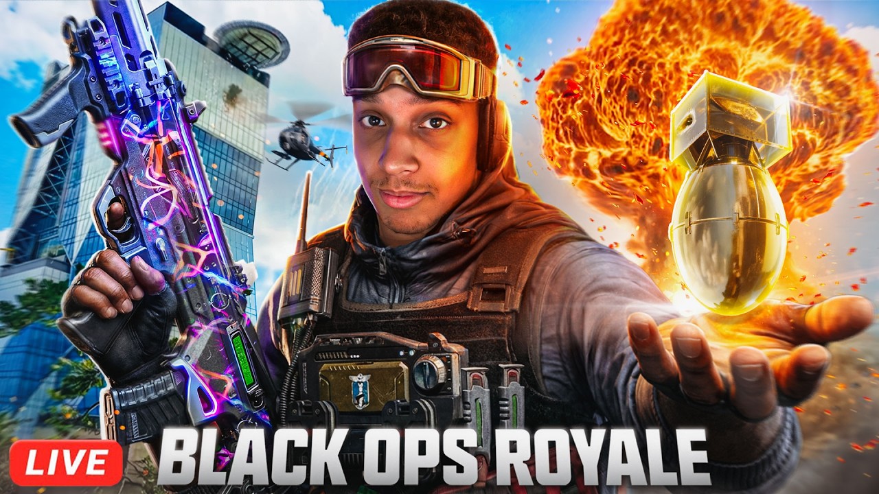 🔴 LIVE  - UNLOCKING 25 BLACKOUT WINSTREAK CAMO! (1/25) ☢️ BLACK OPS ROYALE