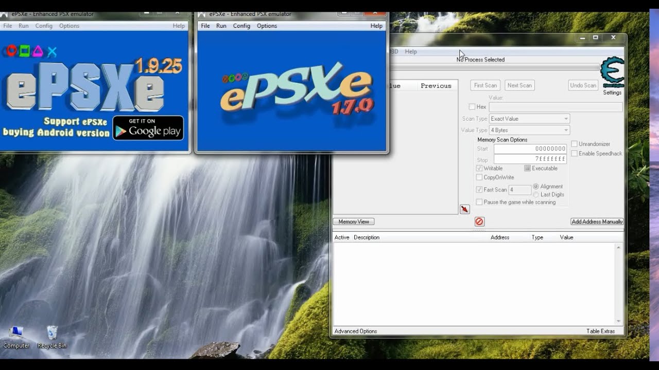 My Cheats Table (Cheat Engine) for ePSXe 1.7.0