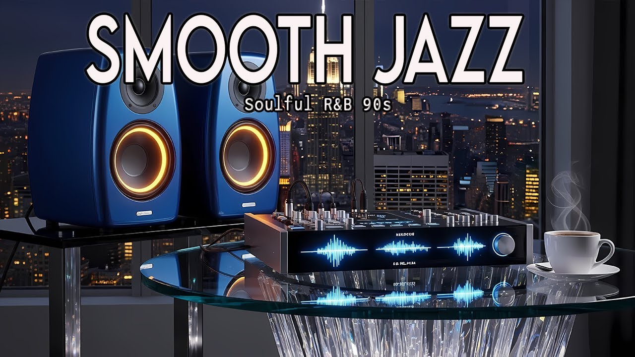 Smooth Jazz & Soulful R&B Mix 🌙 Perfect Background for Steady Workflow & Night Balance  🎶