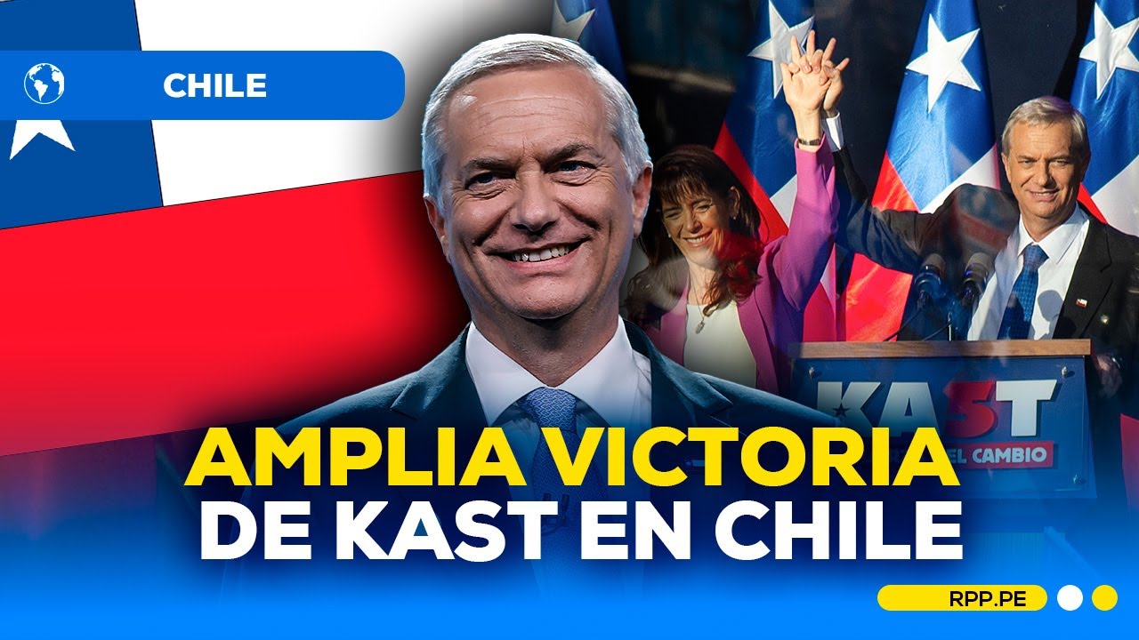 JOS&Eacute; ANTONIO KAST GANA EN CHILE: Amplia victoria en las elecciones presidenciales #RPPMUNDO
