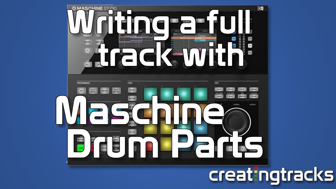 Maschine Recording a Full Song Drums Part 2