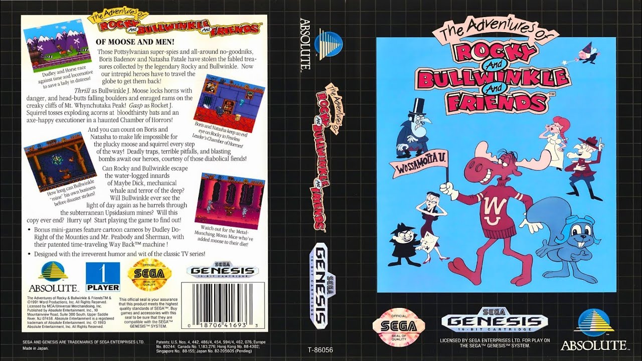 [𝐒𝐄𝐆𝐀 𝐆𝐞𝐧𝐞𝐬𝐢𝐬 𝐌𝐮𝐬𝐢𝐜] The Adventures of Rocky and Bullwinkle and Friends (Full Soundtrack) 🎶