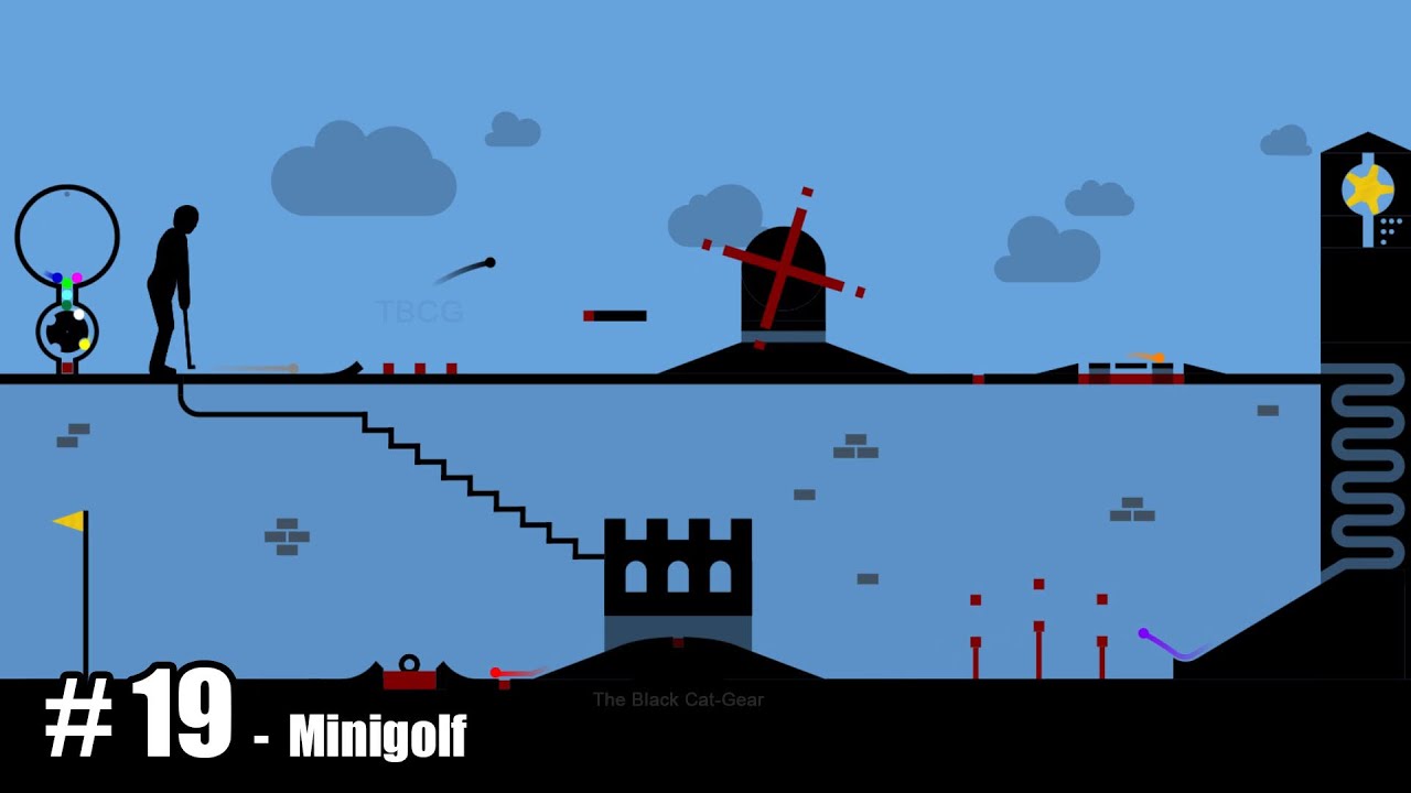 Minigolf - Algodoo Marble Race