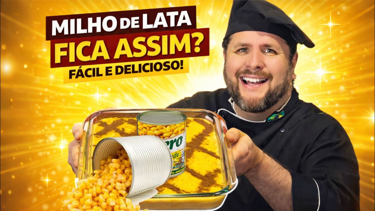👉🏻 RECEITA DO CURAL DE MILHO DE LATA 😱 FÁCIL E CREMOSO MESMO! 