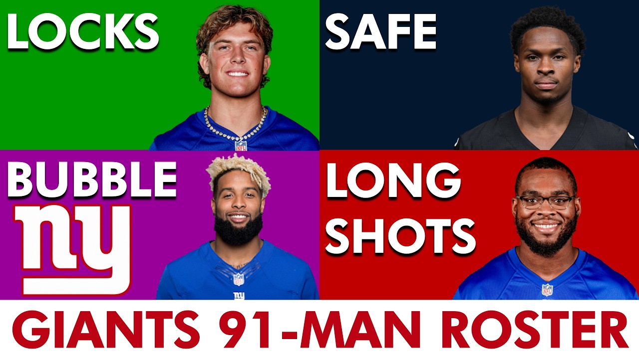 NY Giants 2026 Roster Breakdown Before Training Camp: Placing All 91 Players Into 4 Categories