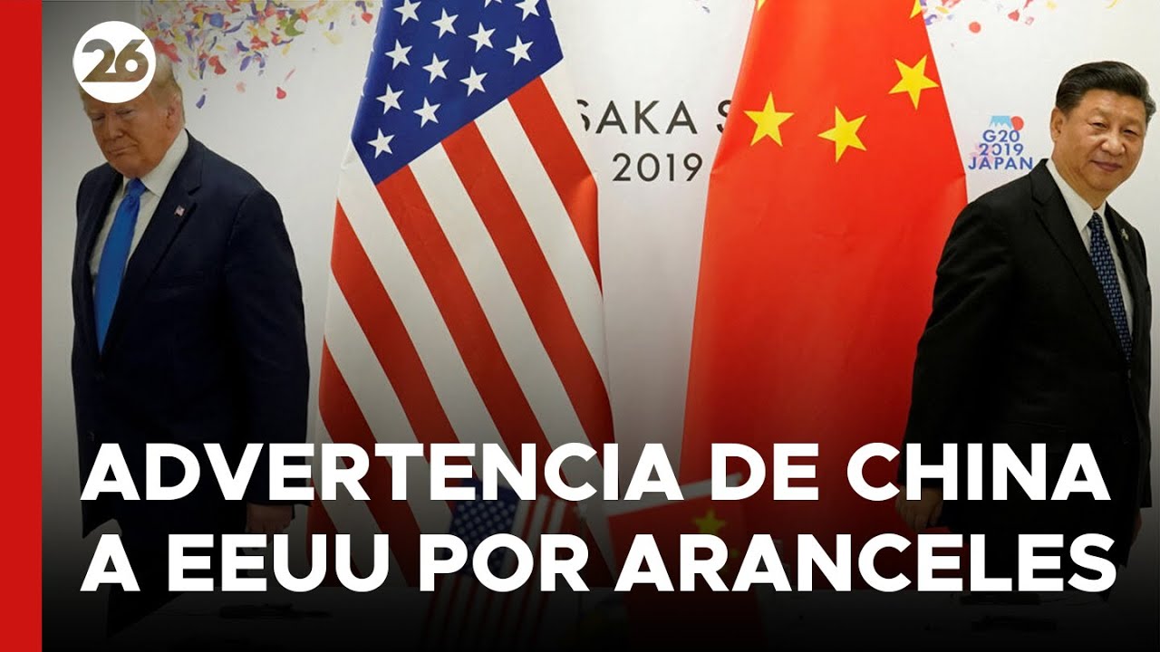 TENSIÓN COMERCIAL | Nueva ADVERTENCIA de CHINA por los ARANCELES de EEUU
