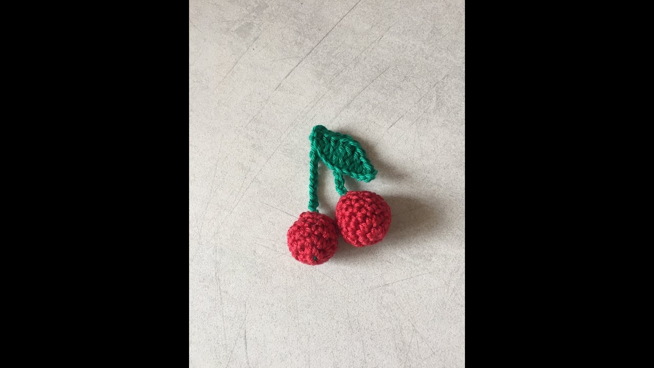 Tuto cerises au crochet @Alextitia Tuto Crochet