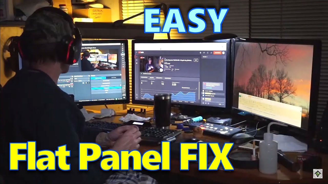 NO Power ~ 27inch ASUS Flat Panel Monitor Power Supply / Easy FIX! How To