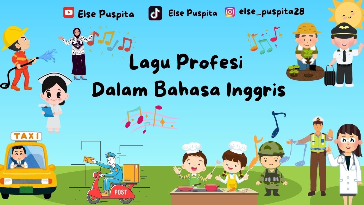 Lagu Profesi Dalam Bahasa Inggris