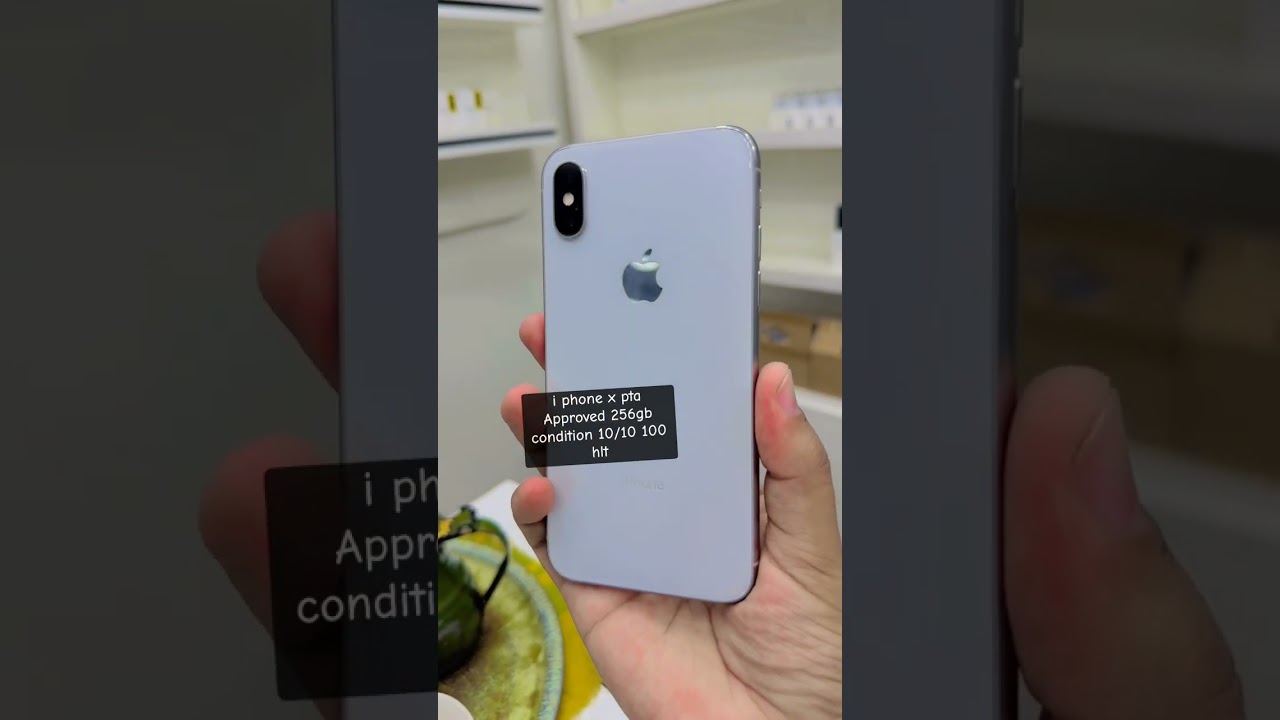 iPhone X 256GB PTA Approved 🔥 10/10 Condition | 100% Battery