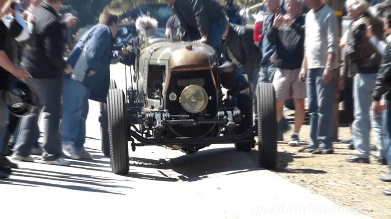 Jay Leno at the Rock Store with his 1917 Fiat Botafogo Special