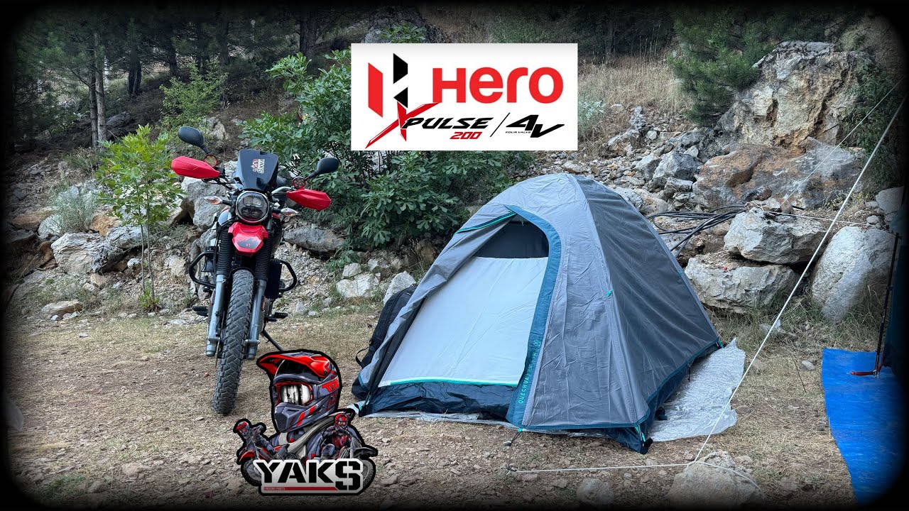 Hero Xpulse 200 ile ilk Kamp 🏕️ | Aksu Başpınar tabiat parkı