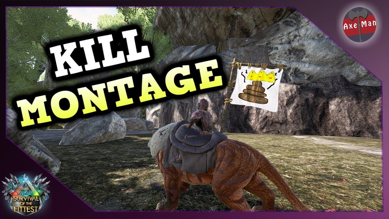 KILLS & HIGHLIGHT MONTAGE | ARK SURVIVAL OF THE FITTEST (SOTF GAMEPLAY)