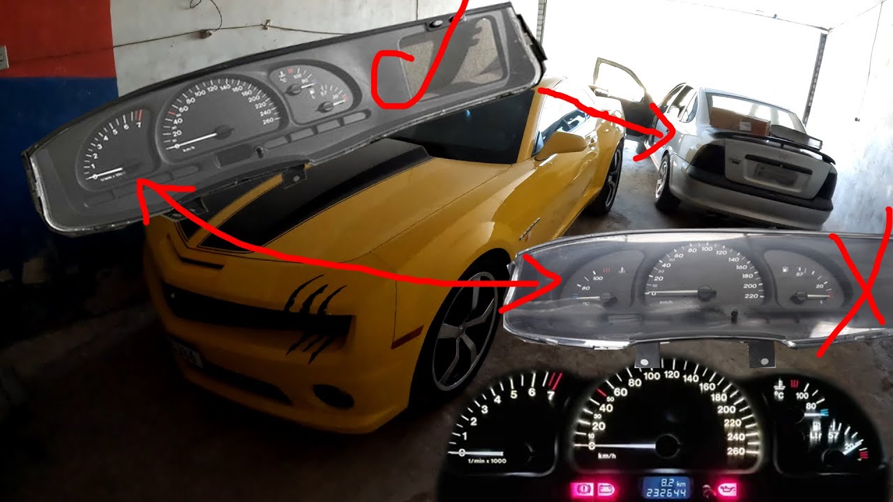 Coloquei Painel do Vectra CD com conta giro marcando 260km no Vectra Gl que não tem