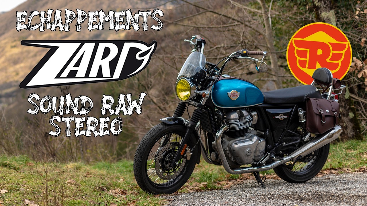 Royal Enfield Interceptor ZARD Échappements PuRE SOuNd✌️🎬🎧🎶 