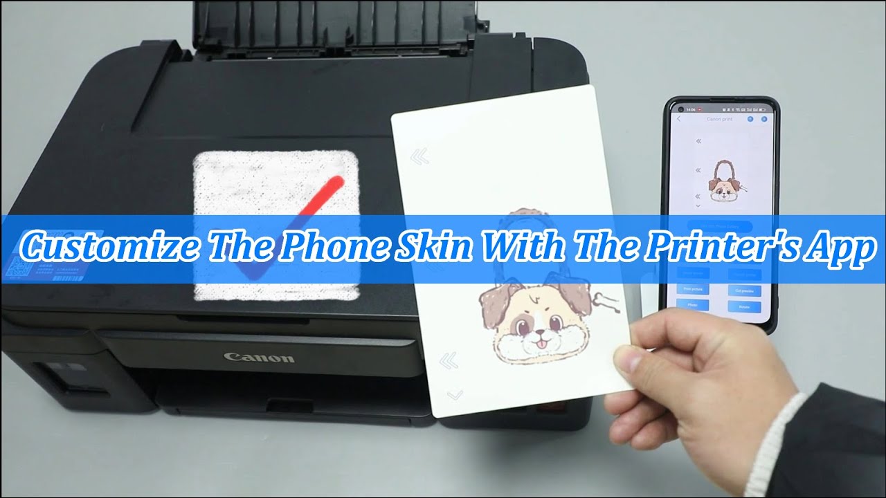 How to customize the pattern for blank skin with Canon printer's App丨FORWARD - tutorial video