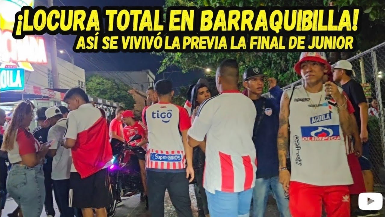 Asi se ve el ambiente bulevar del estadio metropolitano de Barranquilla con la final de junior 