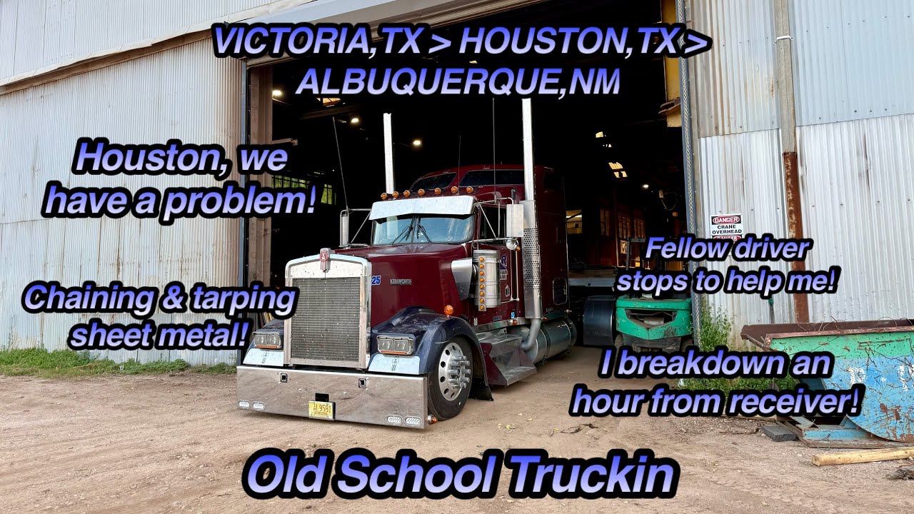 Houston we got a problem! I break down an hour from receiver! Lots of back road driving in Texas!