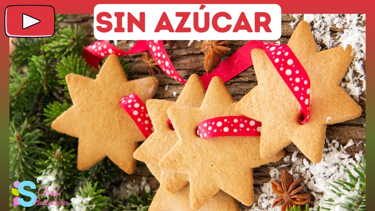 GALLETAS de NAVIDAD SIN azúcar | Sandra ChefPatelera